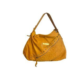 Marc Jacobs Leather Woven Hobo Bag